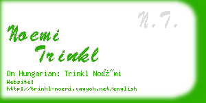 noemi trinkl business card